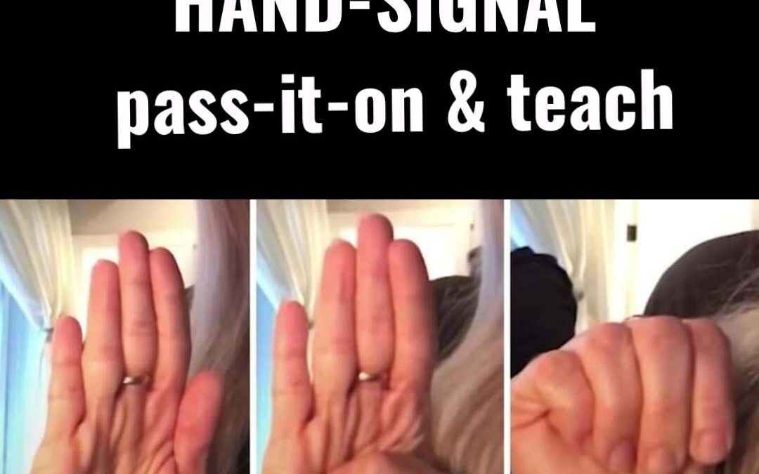 The Hand Signal for “I Am Being Kidnapped”